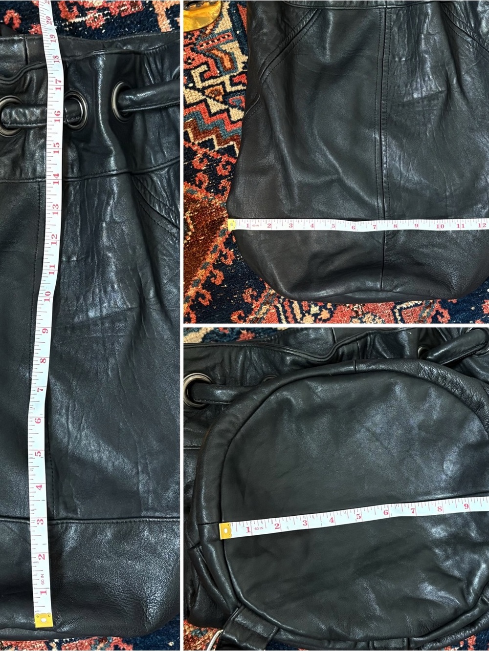 Pele Che Coco Buttery Soft Leather Backpack - Picture 11 of 12